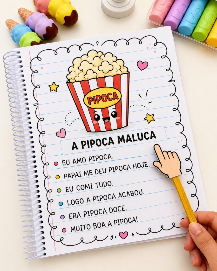 Atividade de leitura A Pipoca Maluca