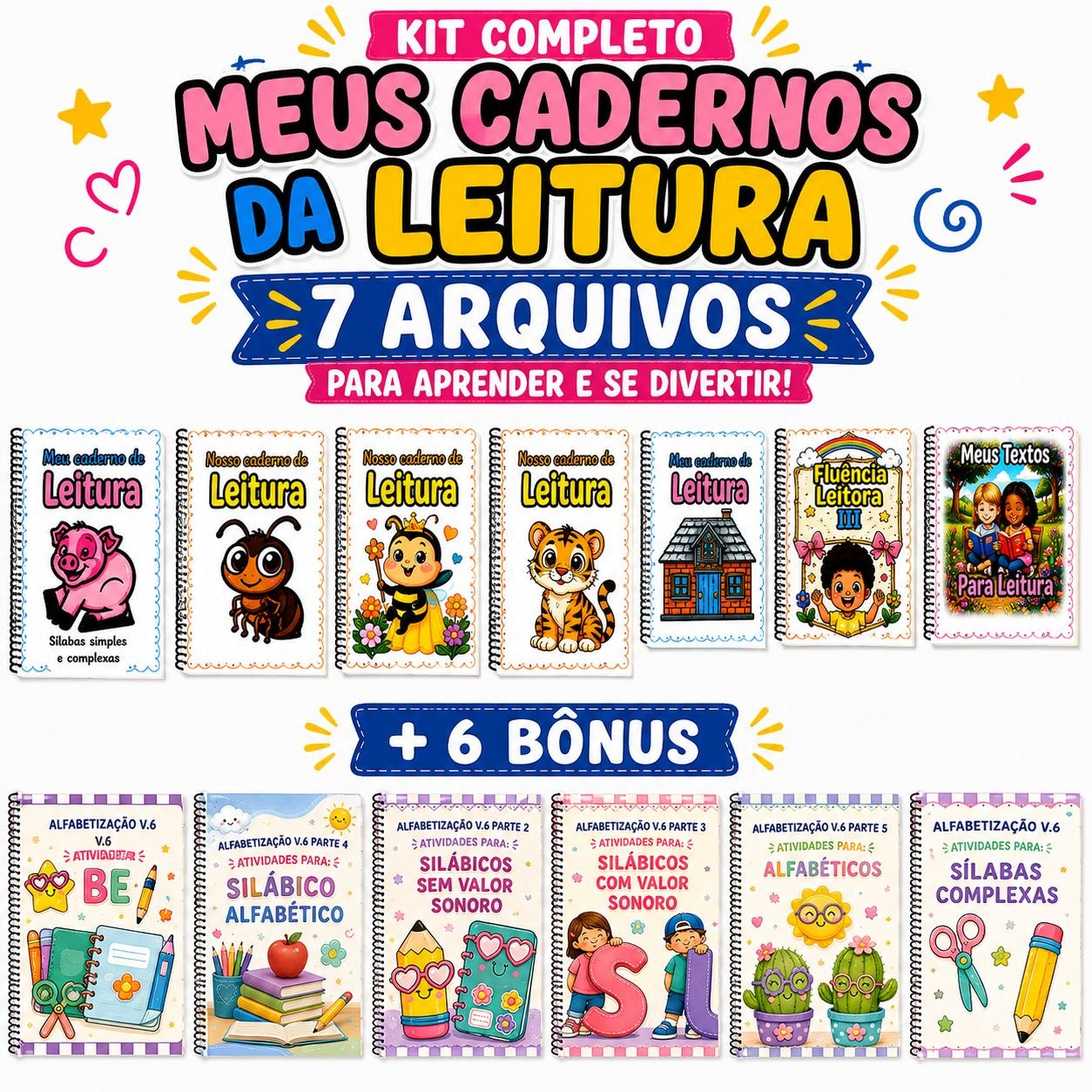 Kit Completo com 7 arquivos e 6 bônus
