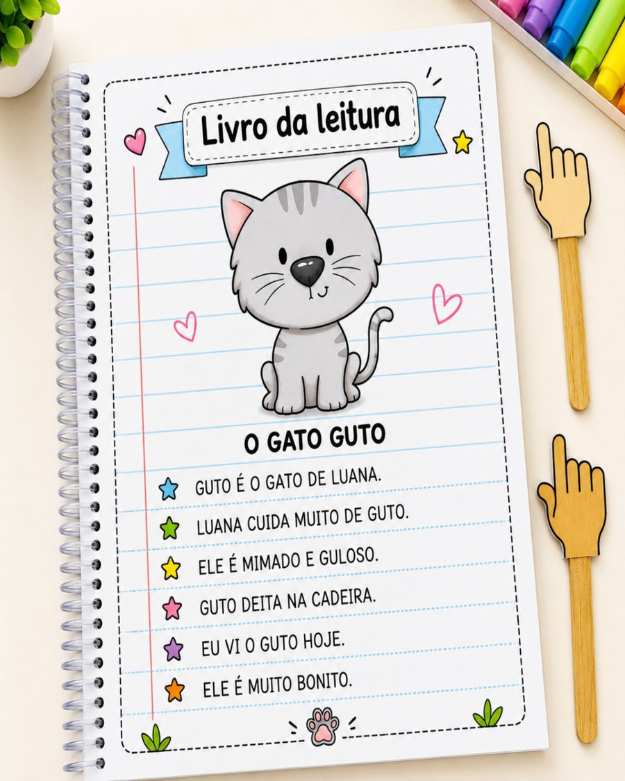 Atividade de leitura O Gato Guto